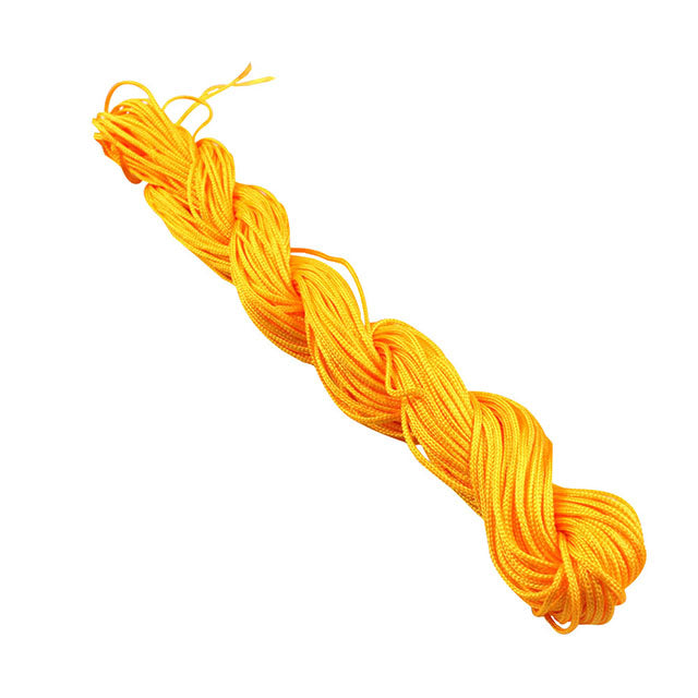 1mm 25Yards Braided Chinese Knot Cord Bracelet Necklace Beading Thread String