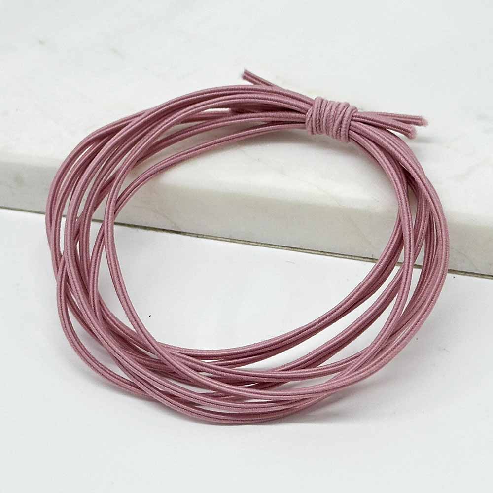 10pcs 2mm 1Yard Candy Color Hair Holders High Elastic Rubber Bands Braided Rubber Latex Round Cord Elastic String Rope