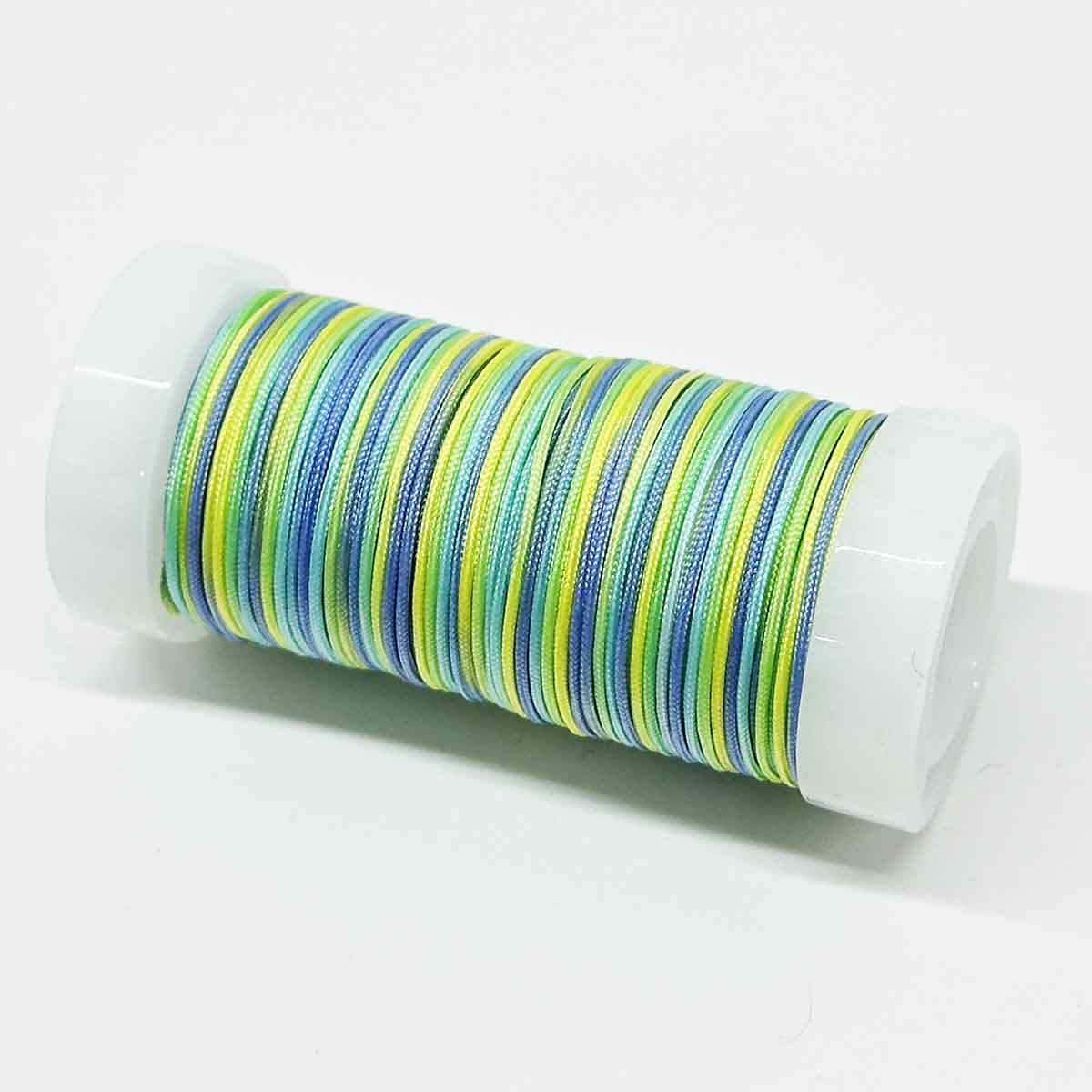 No.72 0.8mm 20yard/roll Multicolor Gradient Jade Thread Jewelry Making Nylon String