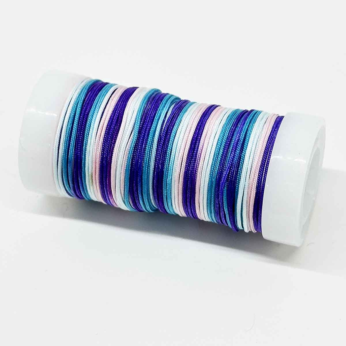 No.72 0.8mm 20yard/roll Multicolor Gradient Jade Thread Jewelry Making Nylon String