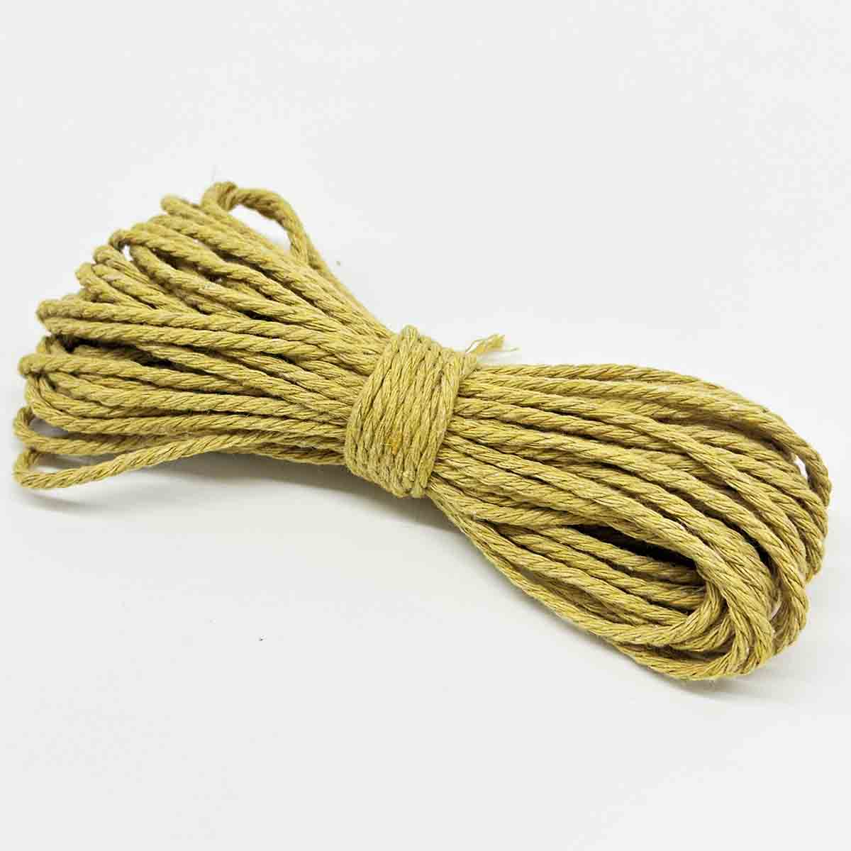 2mm Diameter 10Yards Long Cotton Polyester Strings Rope Macrame Braided Cord