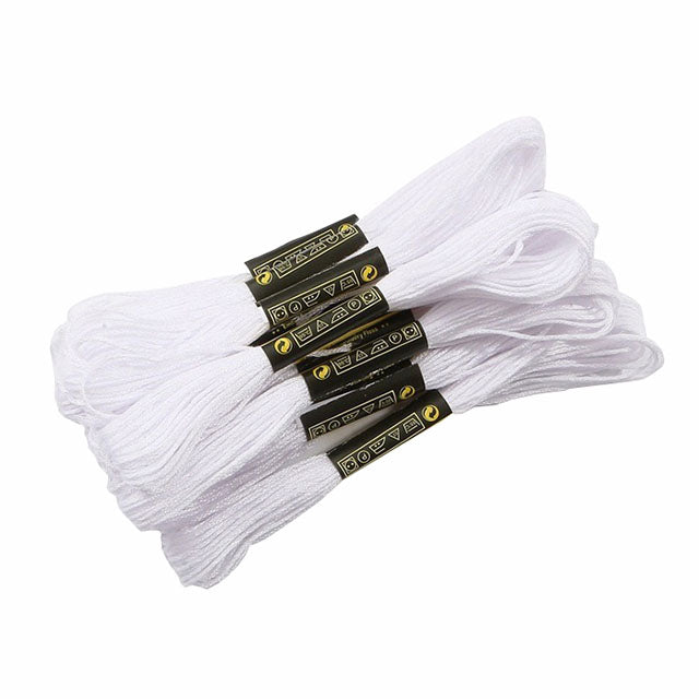 8pcs Jacquard Thread Cotton Thread  Embroidery Floss Cross Stitch Thread