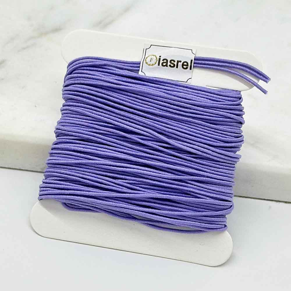 1mm 25yards Braided Elastic Cord Beading Threads Stretch String Fabric Crafting Cords