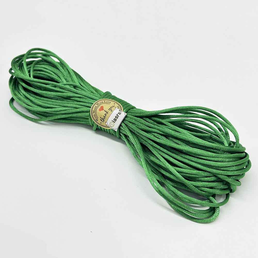 20 Yards/lot 1.5/2.0/2.5mm Satin Nylon Cord Thread Chinese Knotting Silky Macrame Braided Rope