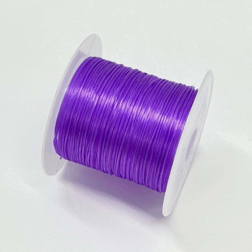 32Yards/Roll 0.8mm 5Rolls Purple Series Elastic Cord Beading Threads Stretched String Elastic String