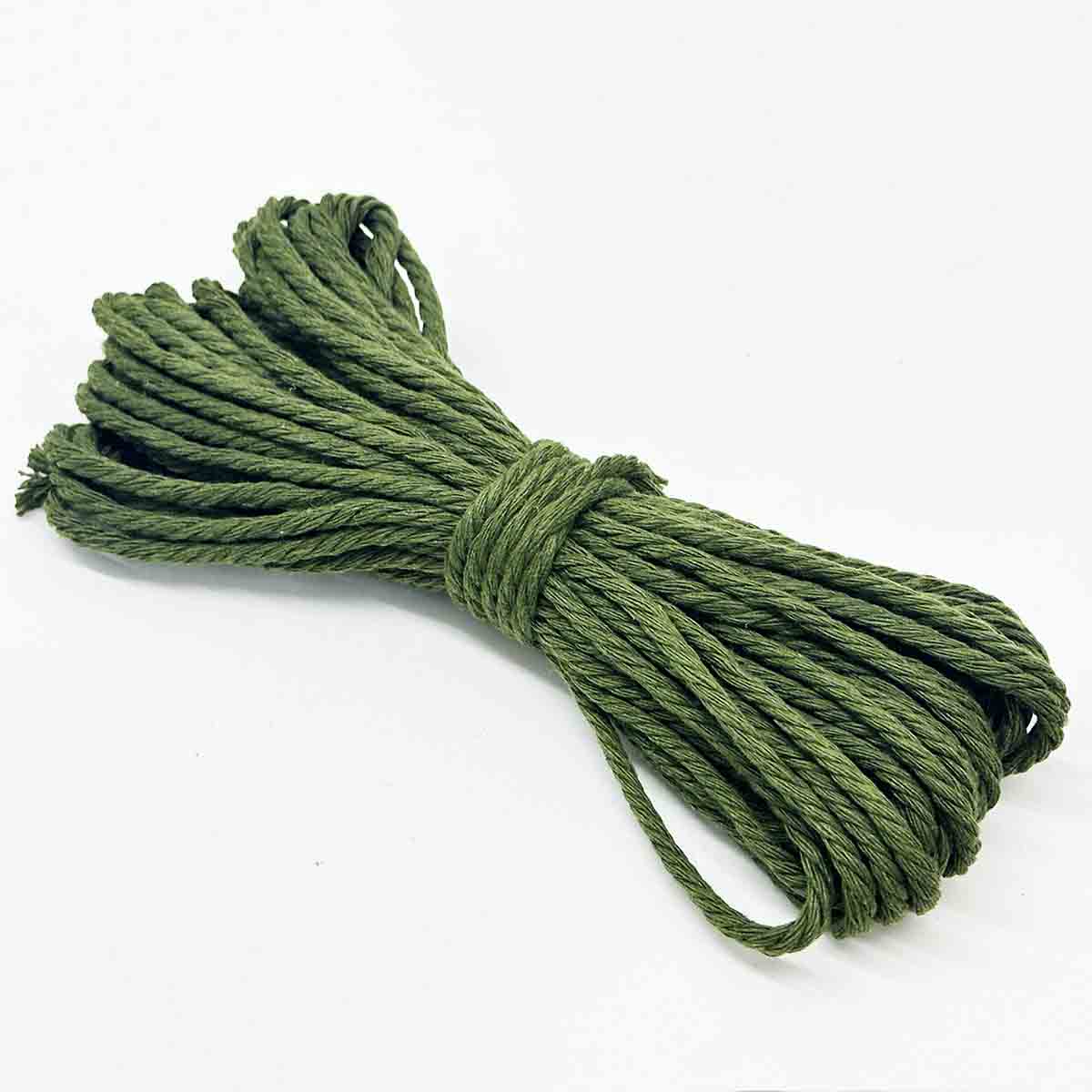 3mm 10Yards Colored Cotton Rope Yarn Macrame Cord Cotton Ropes