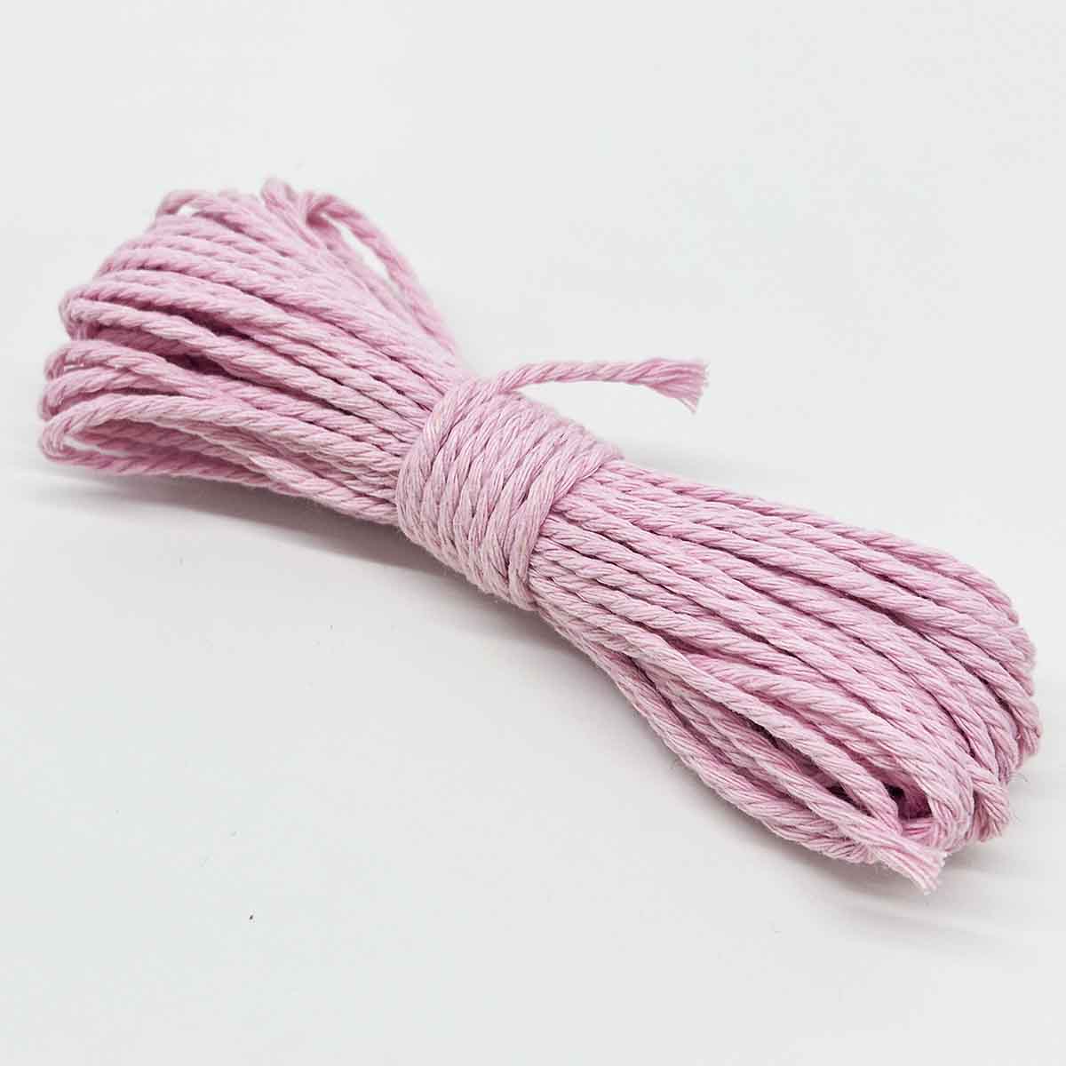 2mm Diameter 10Yards Long Cotton Polyester Strings Rope Macrame Braided Cord