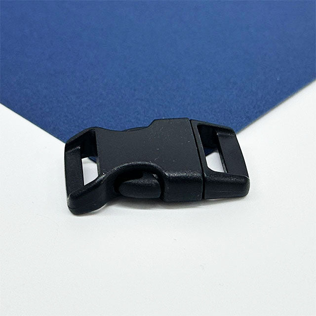 15mm 5pcs 5/8 Inch Curved Plastic Quick Release Buckles for Paracord Bracelets Dog Collars Luggage Straps Pet Collars Backpacks