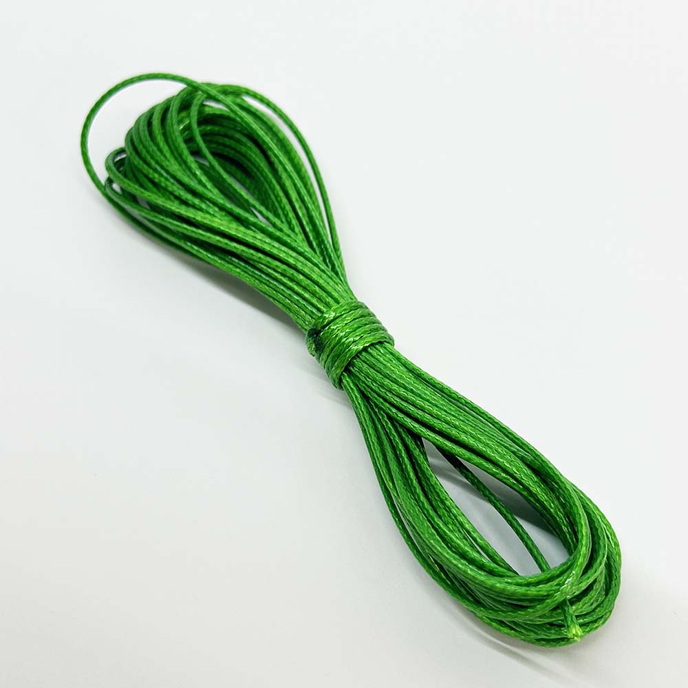 0.5-1.5mm Green Series Waxed Cord Rope PU Leather Thread String for DIY Beading Braiding Bracelet Necklace Jewelry Making