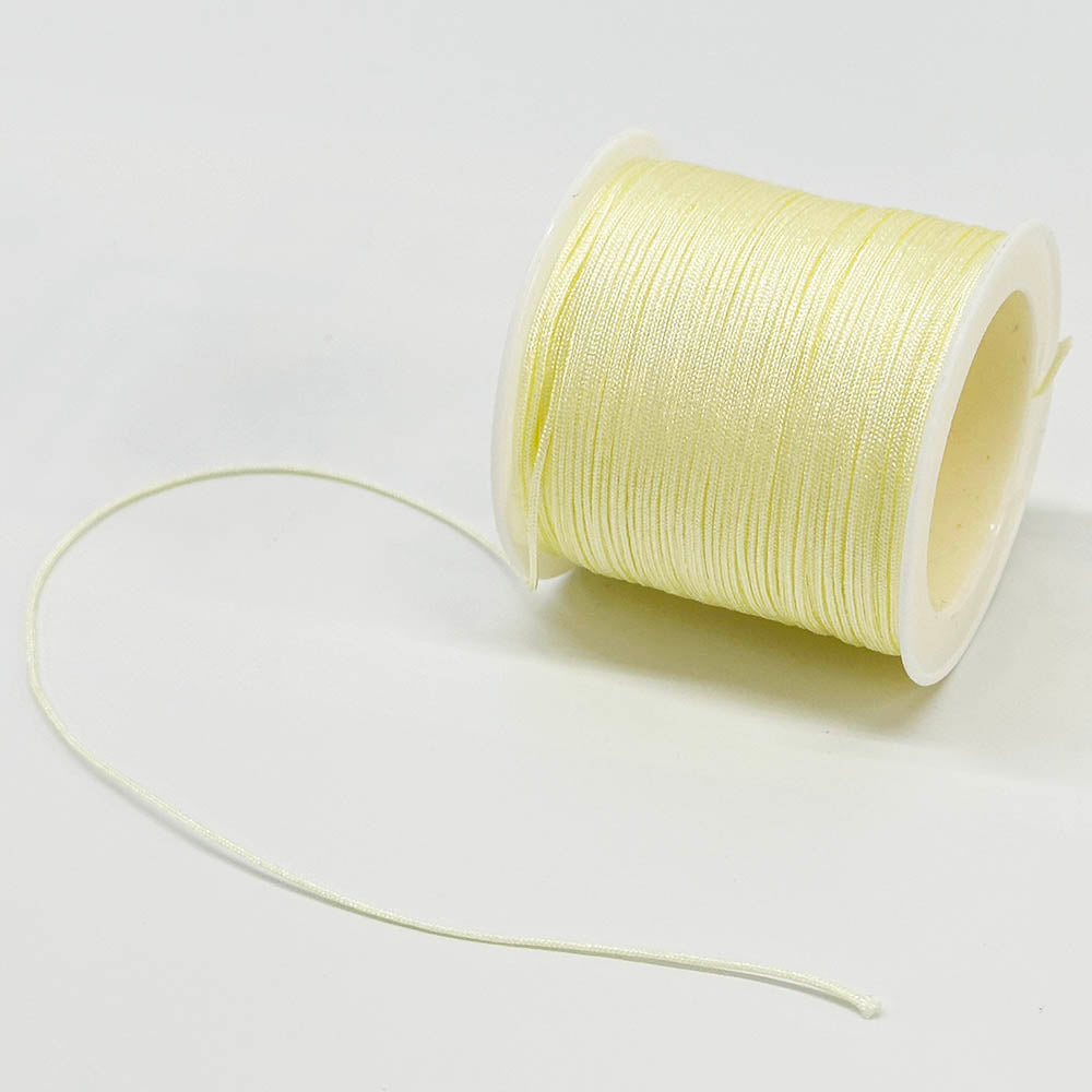 Yellow Series 4rolls 0.8mm Nylon Cord Jewelry Making String