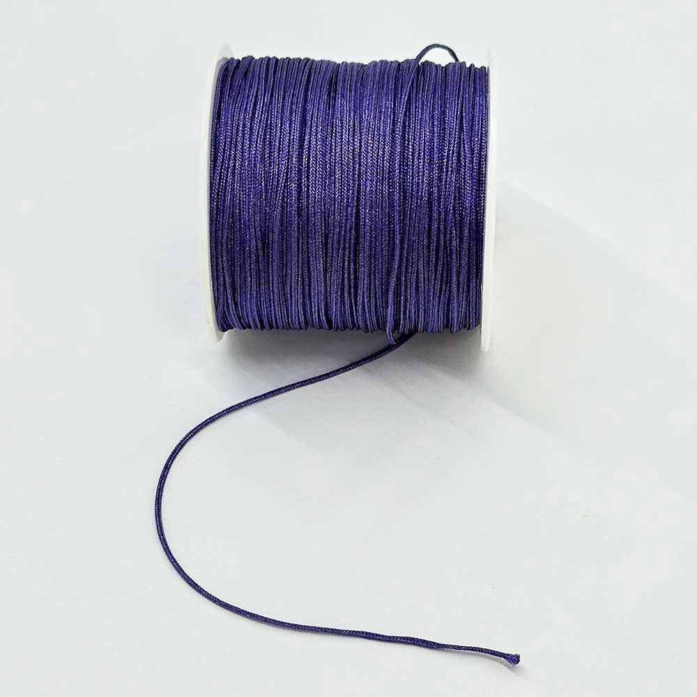 Purple Series 4rolls 0.8mm Nylon Cord Jewelry Making String