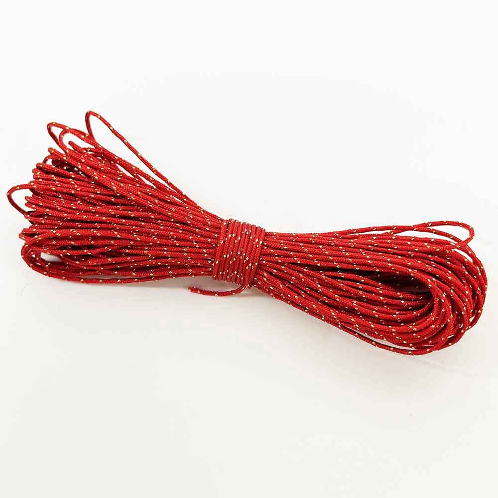 5yards 0.8mm Red Black Jade Thread String Cord with Gold Thread