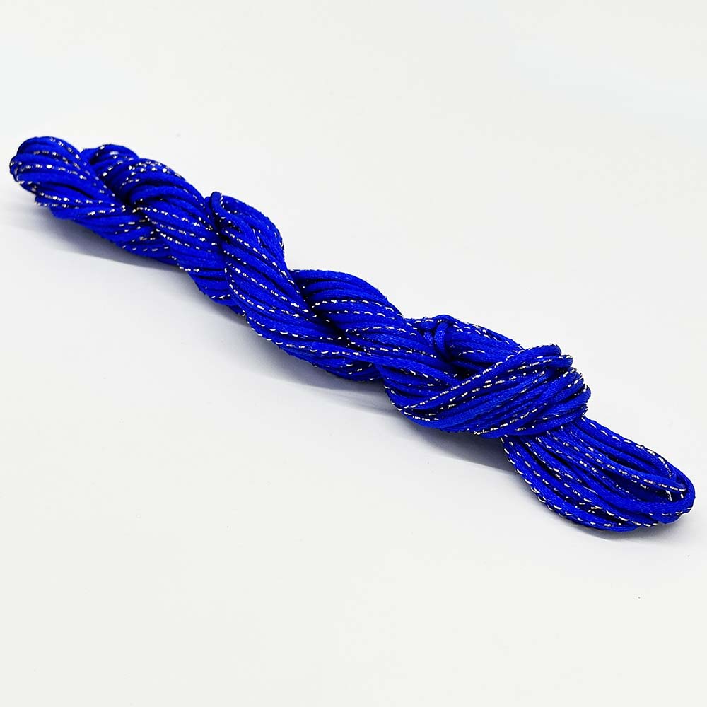 2mm 10yards Nylon Cord Thread Chinese Knot Macrame Cord Bracelet Braided String with golden thread