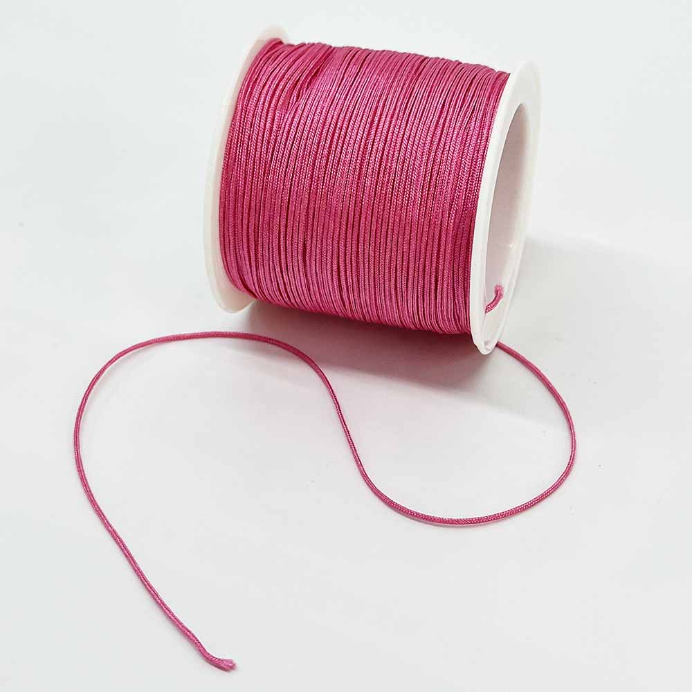 Pink Series 4rolls 0.8mm Nylon Cord Jewelry Making String