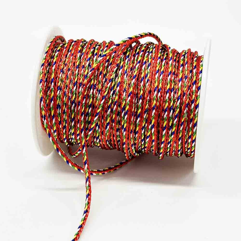 1.5mm 2mm 2.5mm DIY Five-color Thread String for Bracelet Necklace Making