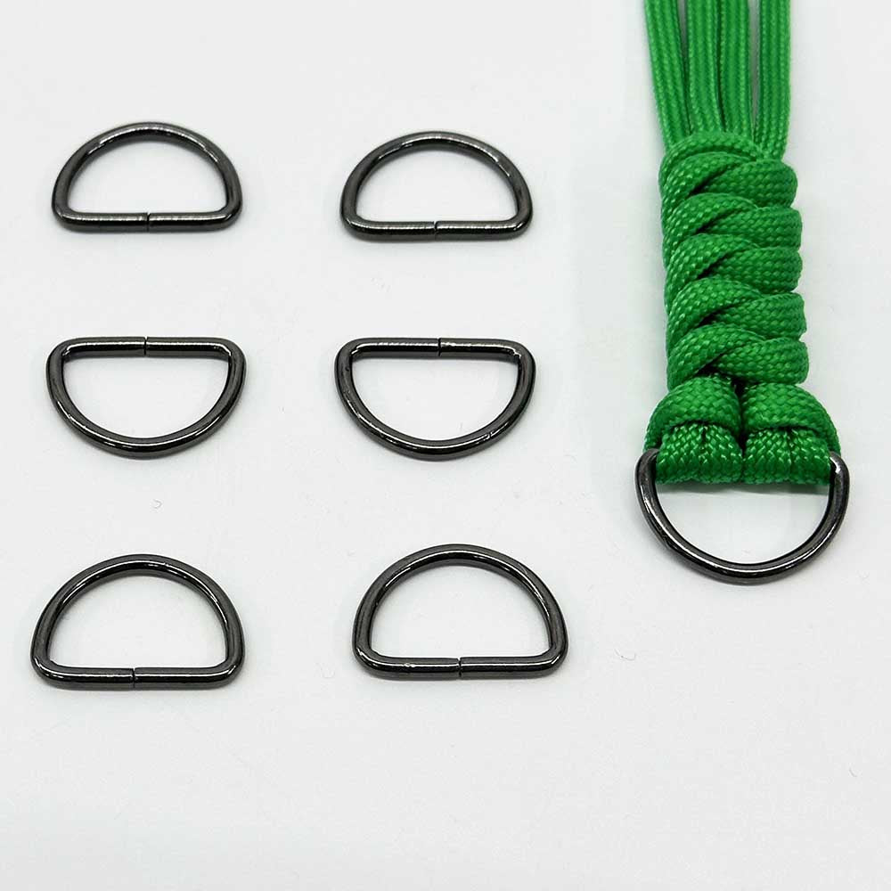 10pcs Alloy D-Ring Clasps Necklace Clasp Closures Bracelet Connector Clasps