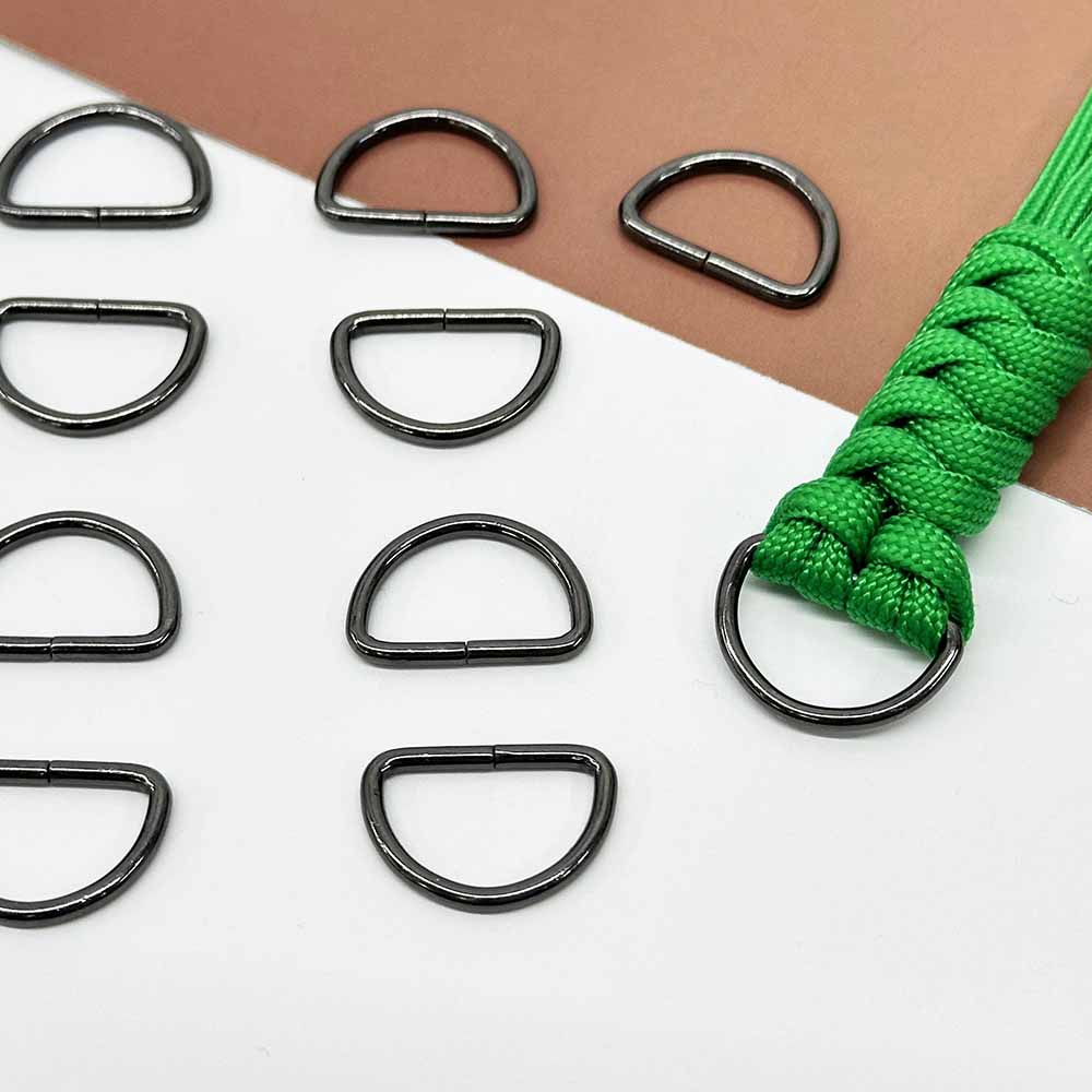 10pcs Alloy D-Ring Clasps Necklace Clasp Closures Bracelet Connector Clasps