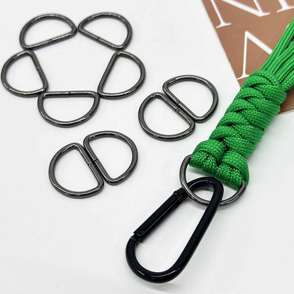 10pcs Alloy D-Ring Clasps Necklace Clasp Closures Bracelet Connector Clasps