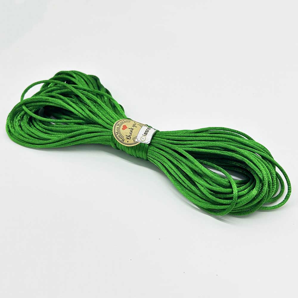 20 Yards/lot 1.5/2.0/2.5mm Satin Nylon Cord Thread Chinese Knotting Silky Macrame Braided Rope