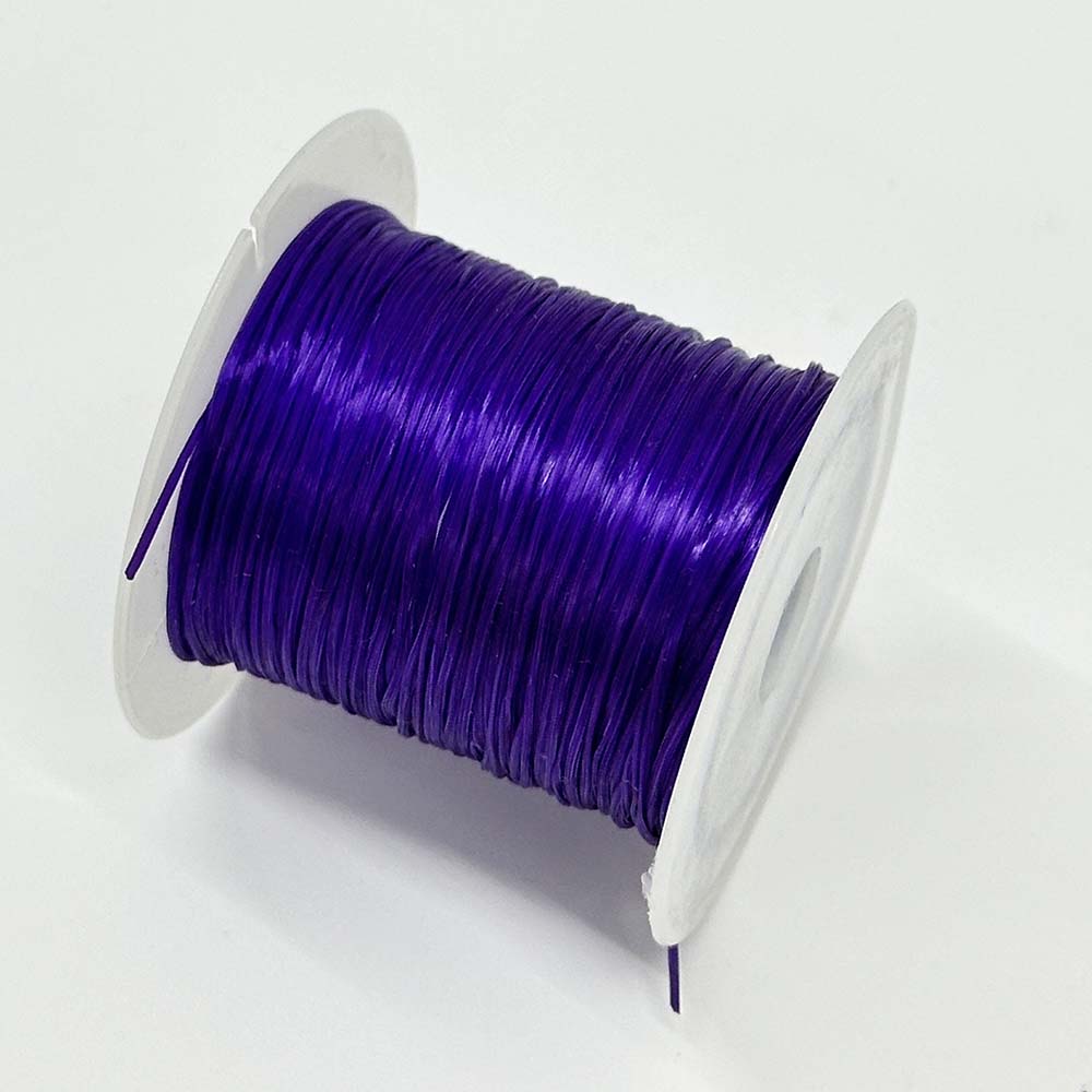 32Yards/Roll 0.8mm 5Rolls Purple Series Elastic Cord Beading Threads Stretched String Elastic String