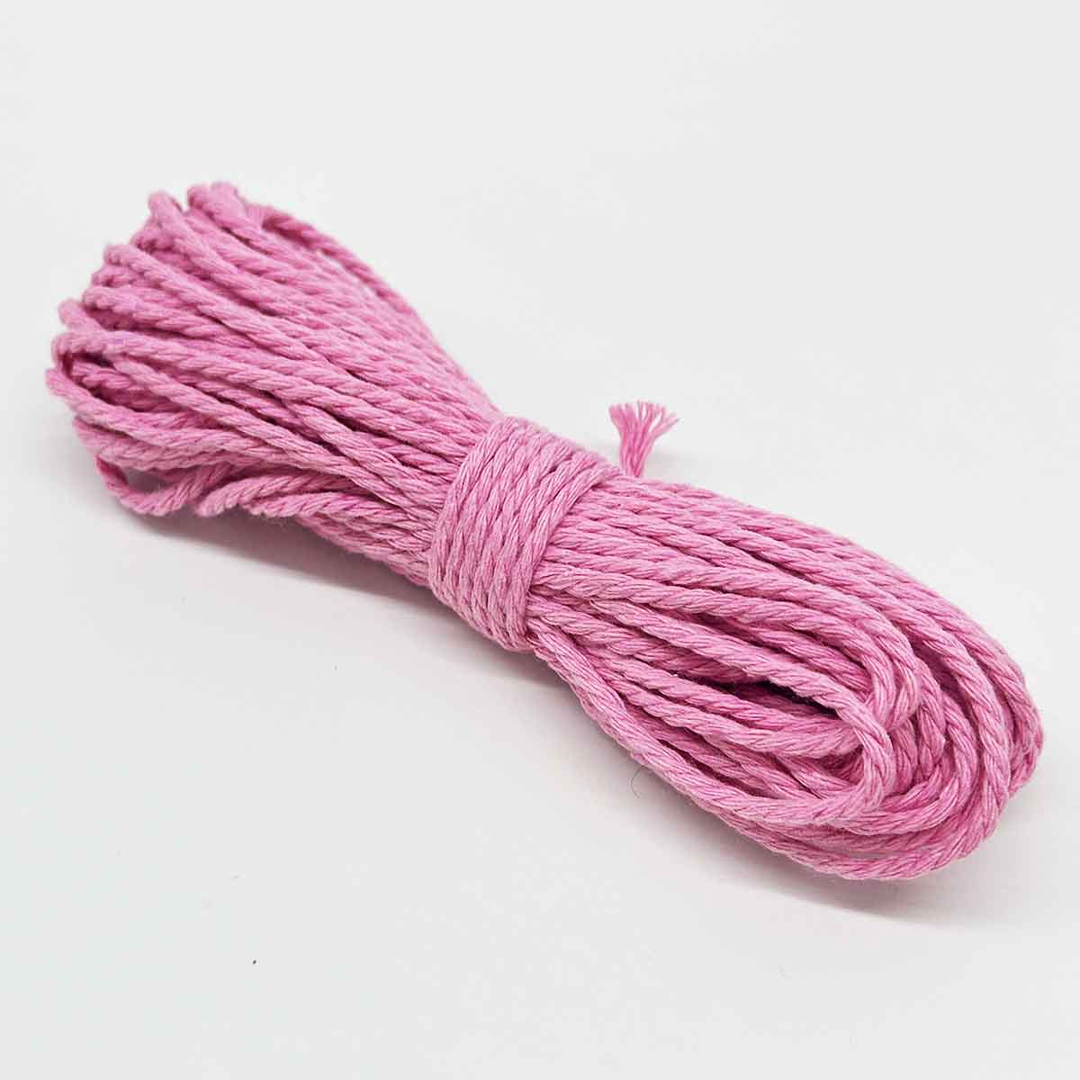 2mm Diameter 10Yards Long Cotton Polyester Strings Rope Macrame Braided Cord