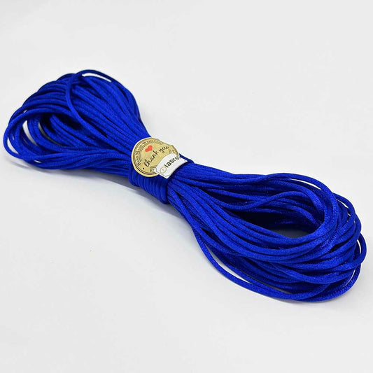 20 Yards/lot 1.5/2.0/2.5mm Satin Nylon Cord Thread Chinese Knotting Silky Macrame Braided Rope