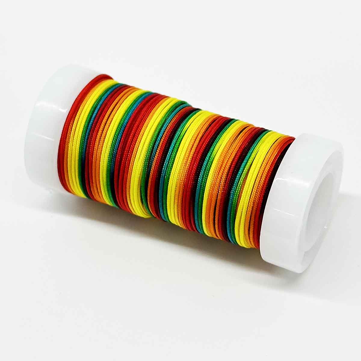 No.72 0.8mm 20yard/roll Multicolor Gradient Jade Thread Jewelry Making Nylon String