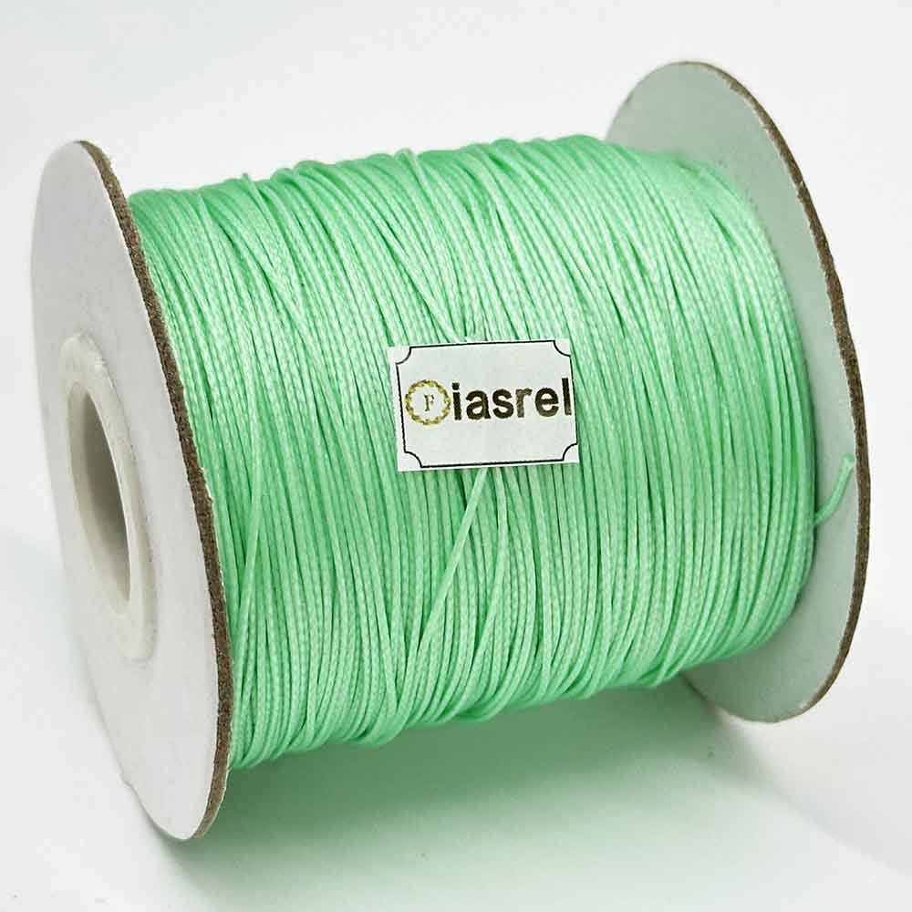 0.5/0.8mm 170Yards Waxed Cord Waxed Polyester Thread Rattail Waxed Beading String Cord