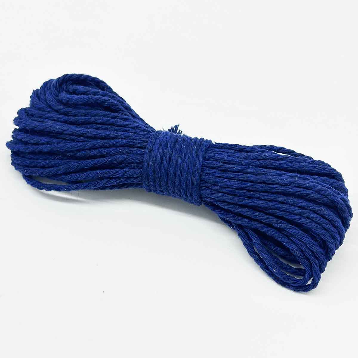 2mm Diameter 10Yards Long Cotton Polyester Strings Rope Macrame Braided Cord