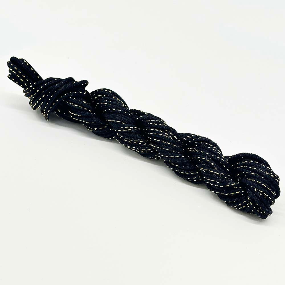 2mm 10yards Nylon Cord Thread Chinese Knot Macrame Cord Bracelet Braided String with golden thread