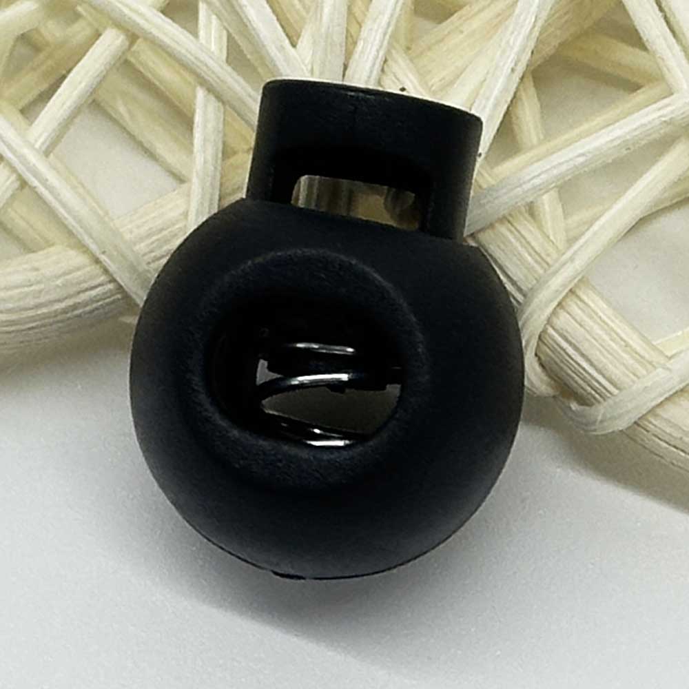 10pcs MIxed Color Plastic Round Cord Locks Single Hole Toggle Spring Stopper