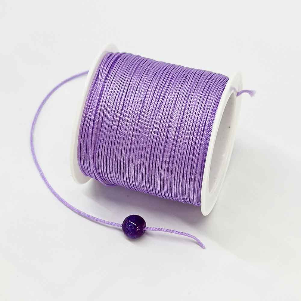 Purple Series 4rolls 0.8mm Nylon Cord Jewelry Making String