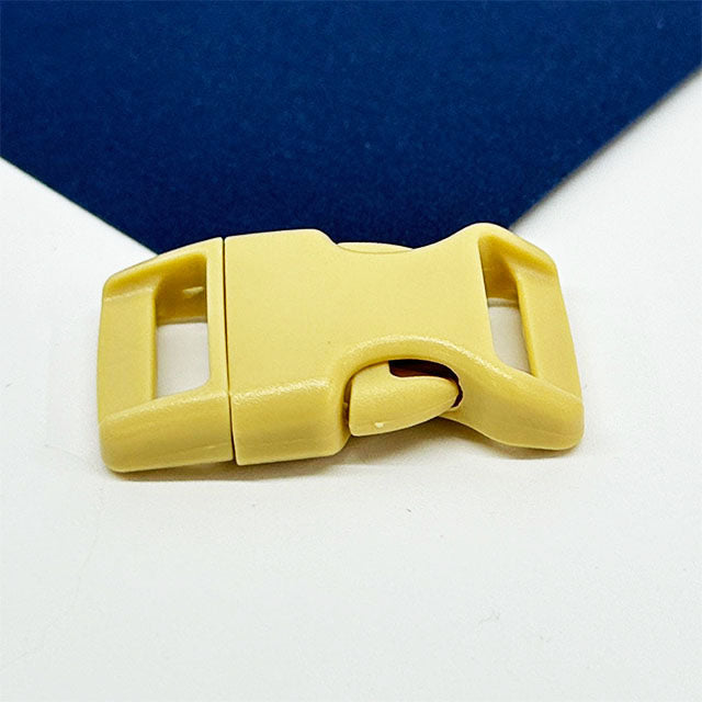 15mm 5pcs 5/8 Inch Curved Plastic Quick Release Buckles for Paracord Bracelets Dog Collars Luggage Straps Pet Collars Backpacks