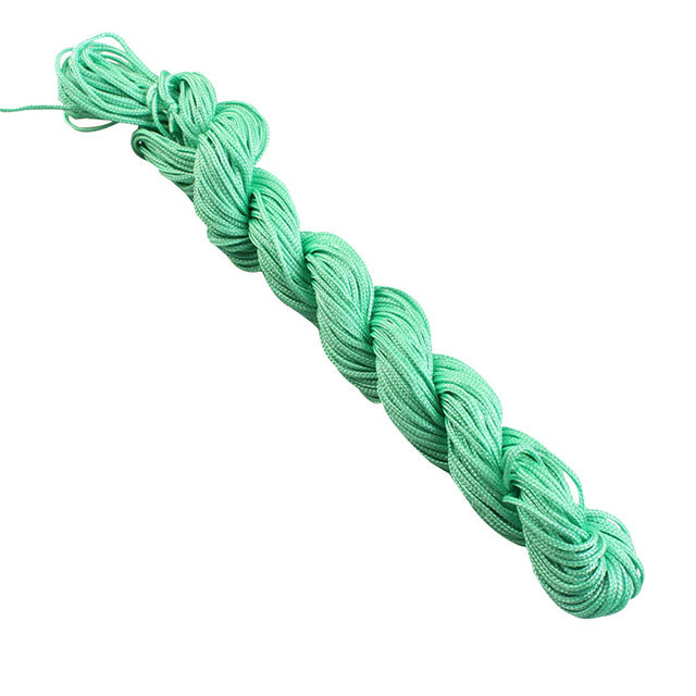 1mm 25Yards Braided Chinese Knot Cord Bracelet Necklace Beading Thread String