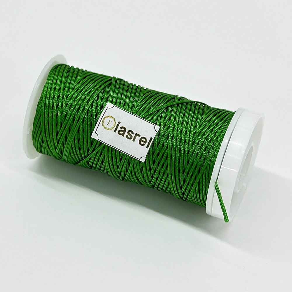 10Rolls 0.4mm*54 Yards Jade Thread Knit Rope Colorful Braided String Nylon Cord