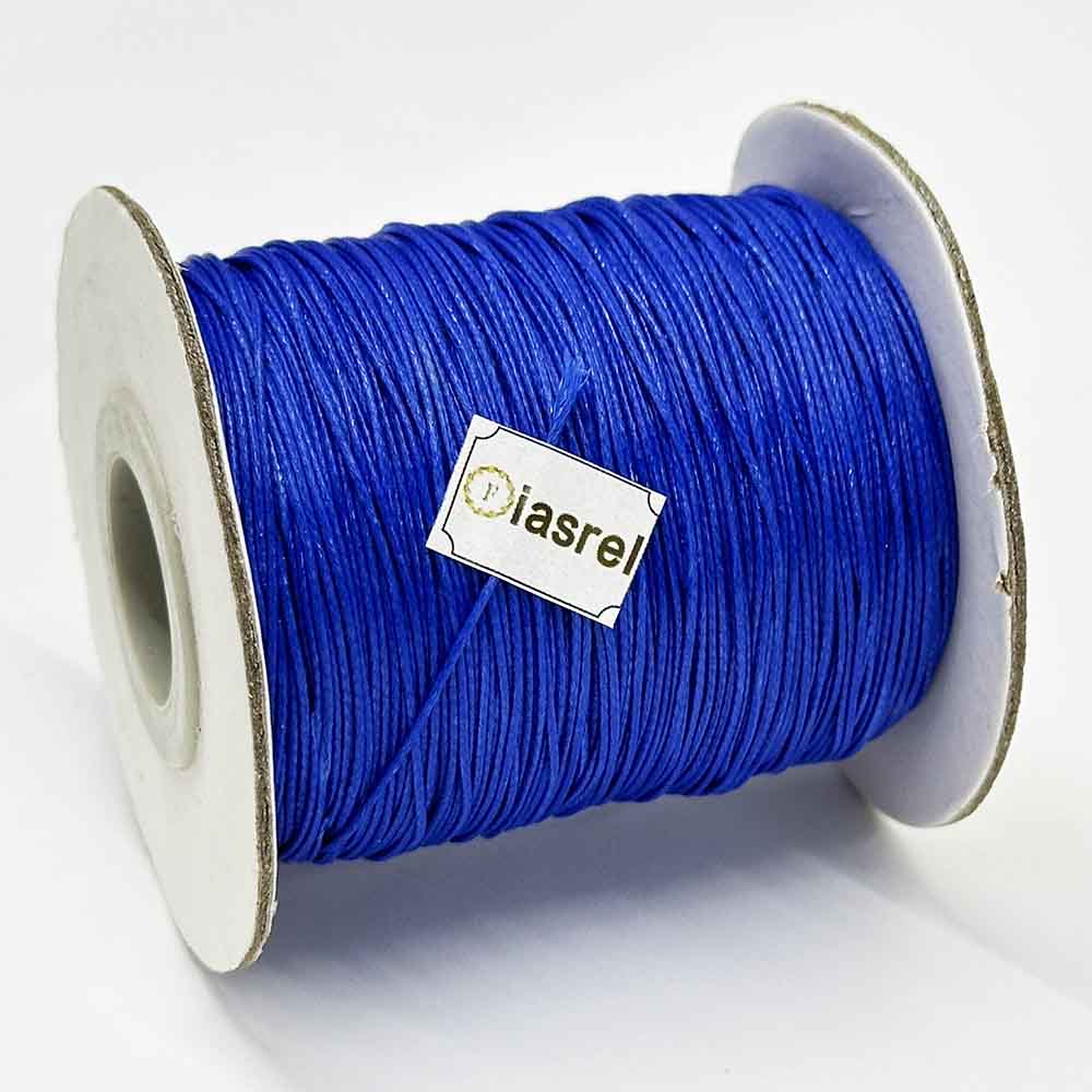 0.5/0.8mm 170Yards Waxed Cord Waxed Polyester Thread Rattail Waxed Beading String Cord