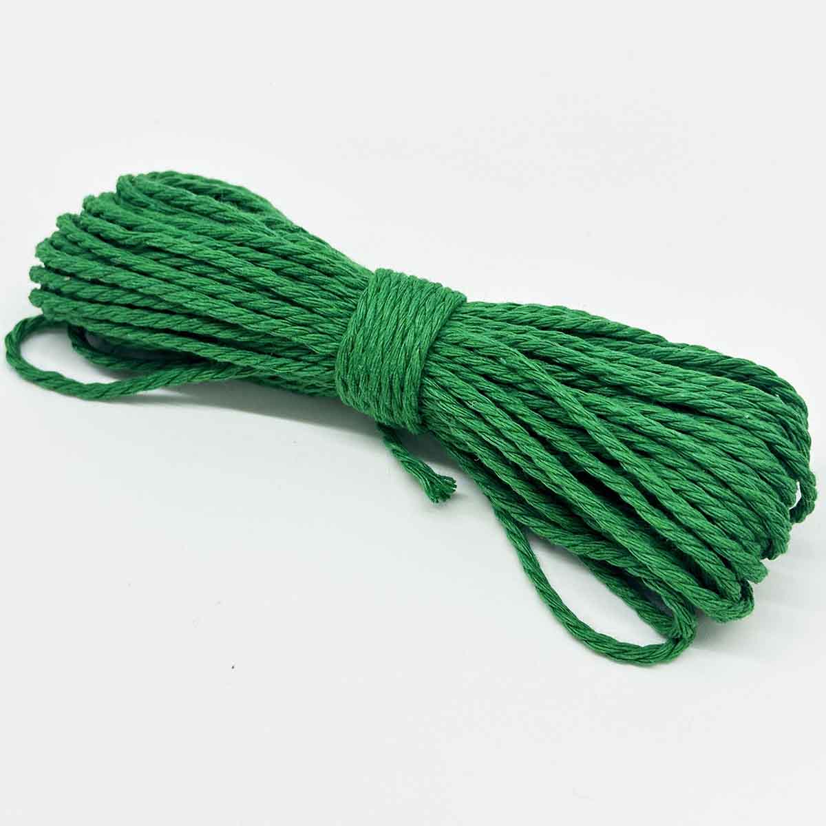 2mm Diameter 10Yards Long Cotton Polyester Strings Rope Macrame Braided Cord