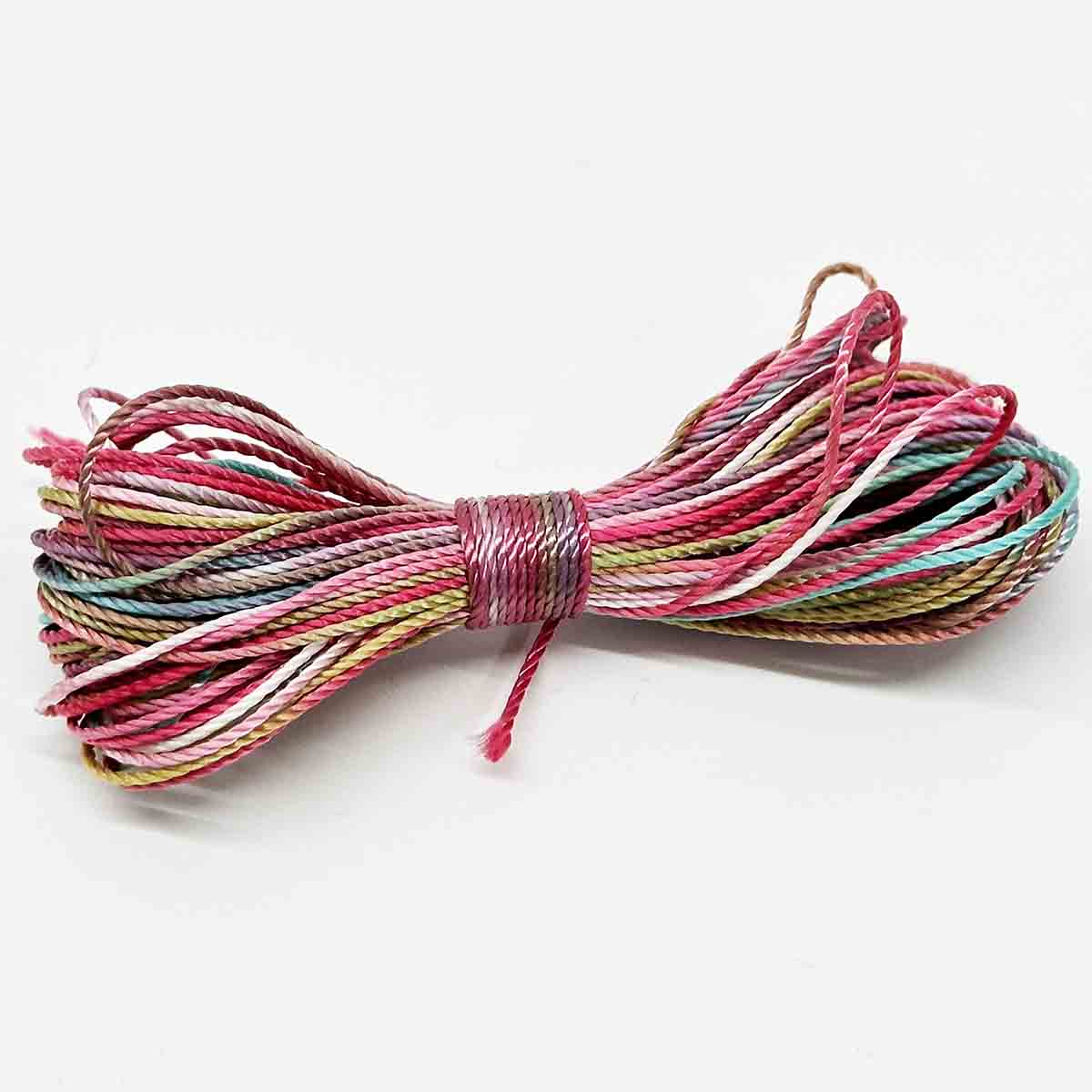 10yards/lot 18 Strands 100% Polyester Thread Multicolor Rainbow Sewing Thread