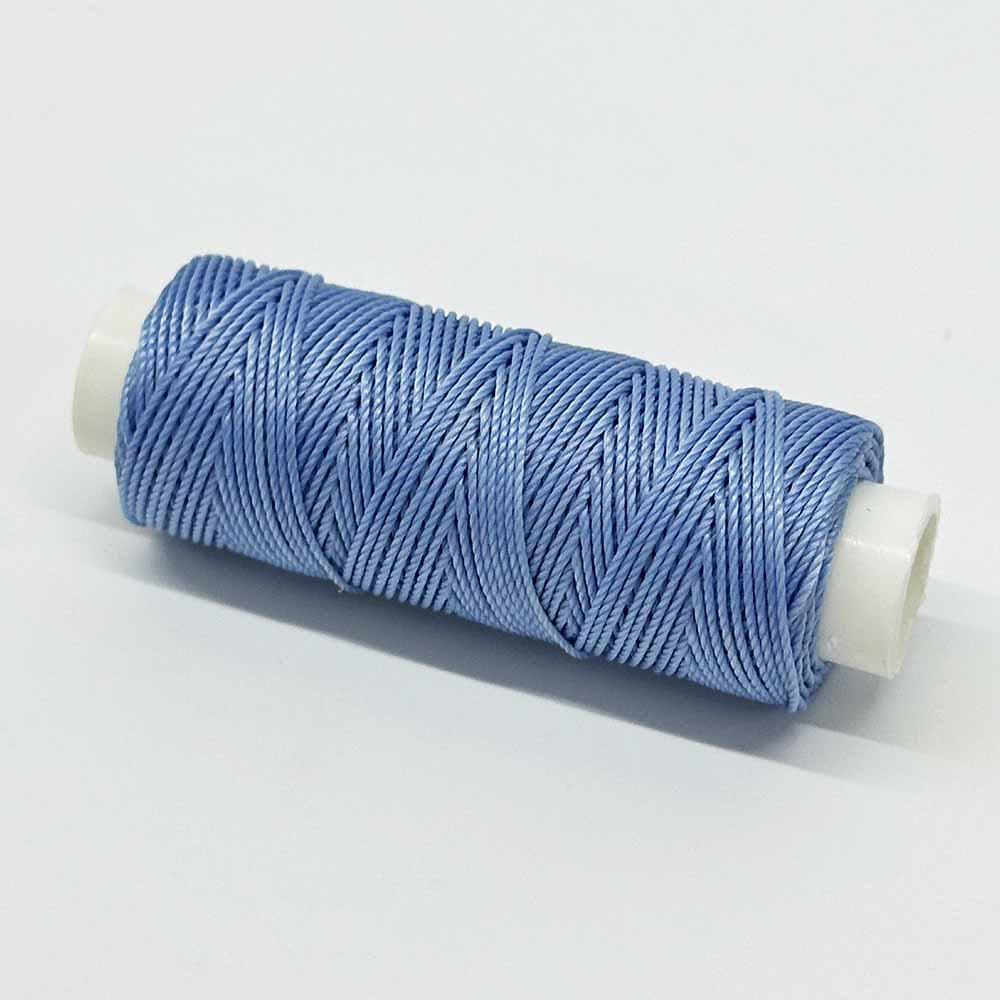 1set 7pcs 0.55mm Blue Series Waxed Polyester Cord Set DIY Leather Sewing Thread