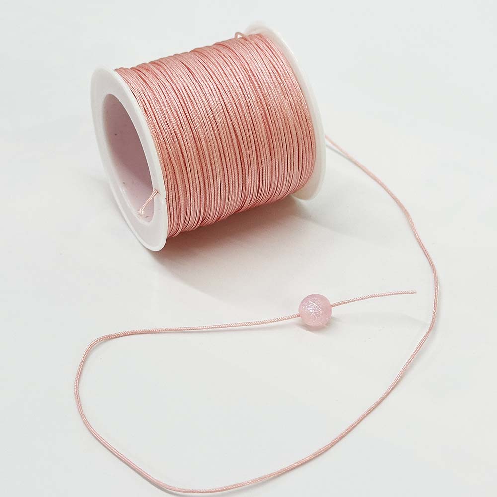 Pink Series 4rolls 0.8mm Nylon Cord Jewelry Making String