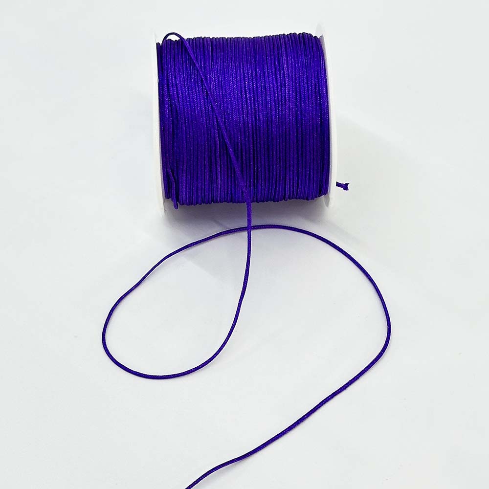 Purple Series 4rolls 0.8mm Nylon Cord Jewelry Making String