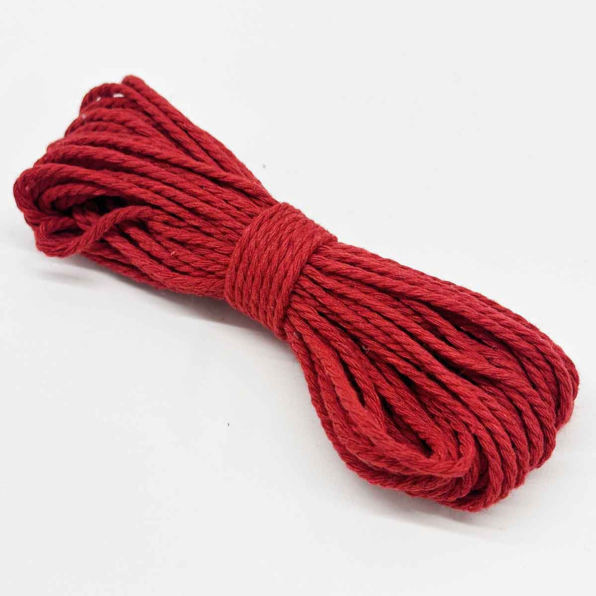 2mm Diameter 10Yards Long Cotton Polyester Strings Rope Macrame Braided Cord