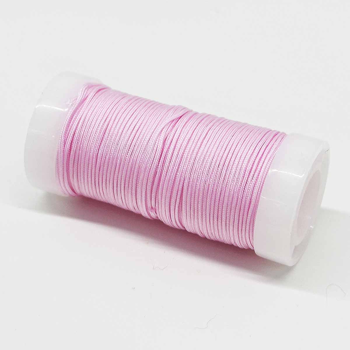 No.72 0.8mm 20yard/roll Pink Series Nylon Cord Jade Cord Chinese Knot Macrame Cord