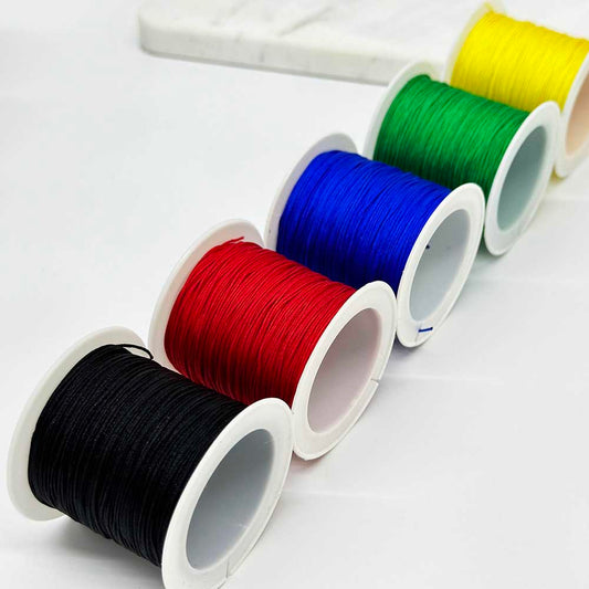 5rolls 0.6mm Bright Series DIY Hand-made Jade Rope Braided Jade Thread