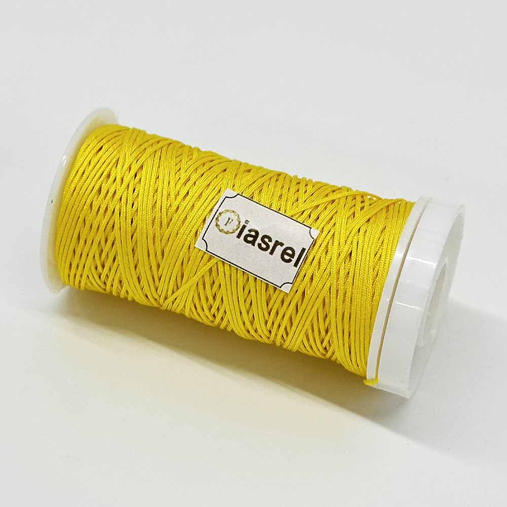 10Rolls 0.4mm*54 Yards Jade Thread Knit Rope Colorful Braided String Nylon Cord