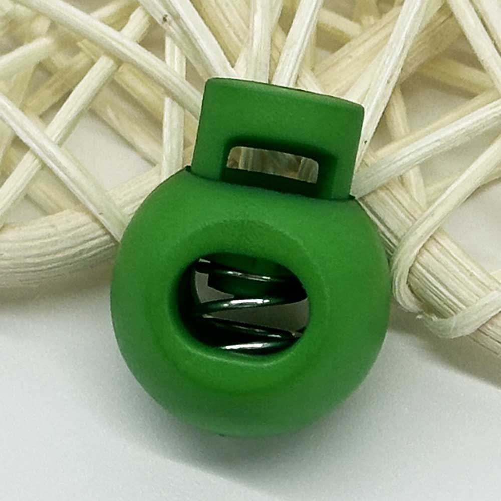 10pcs MIxed Color Plastic Round Cord Locks Single Hole Toggle Spring Stopper