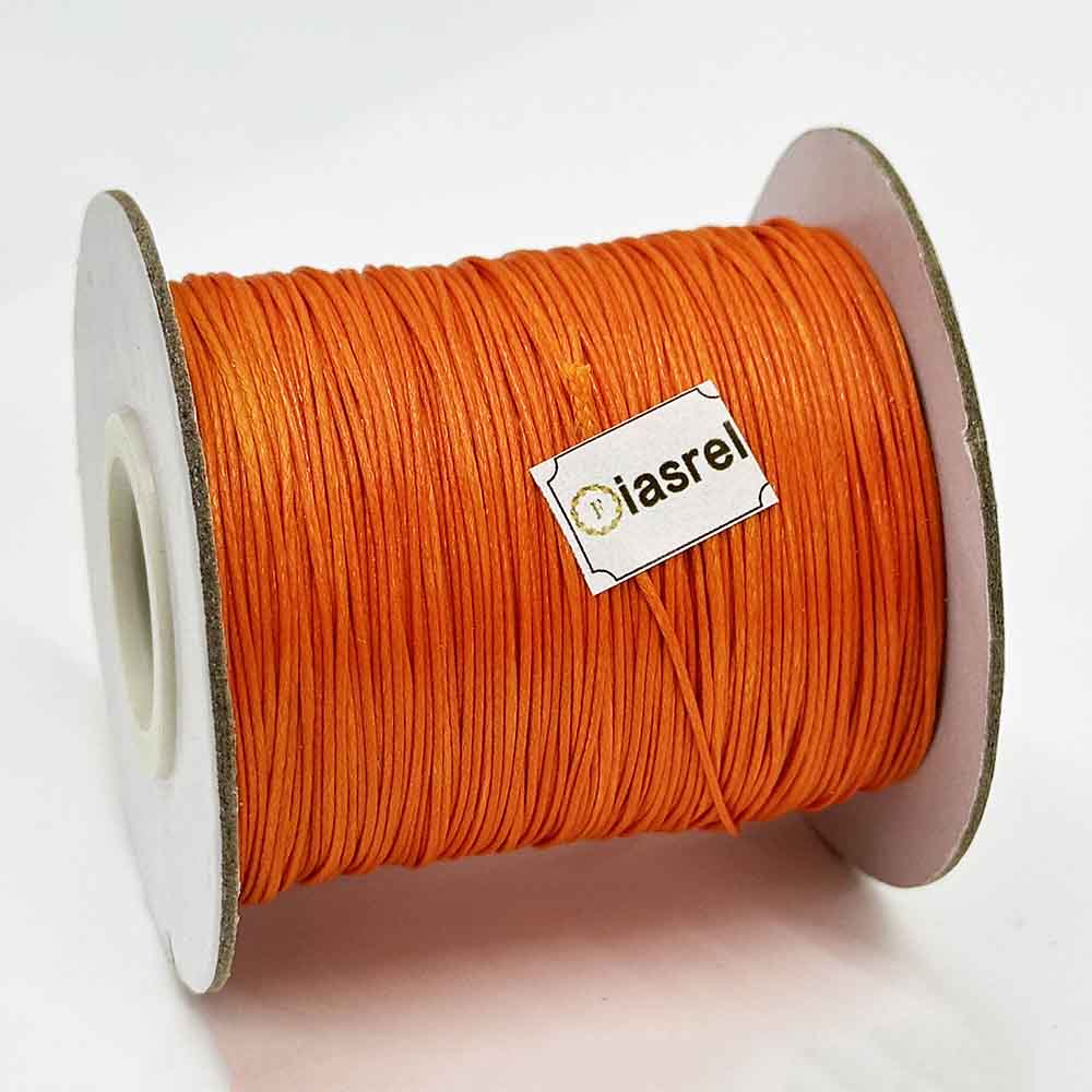 1/1.5mm 170Yards Waxed Cord Waxed Polyester Thread Rattail Waxed Beading String Cord