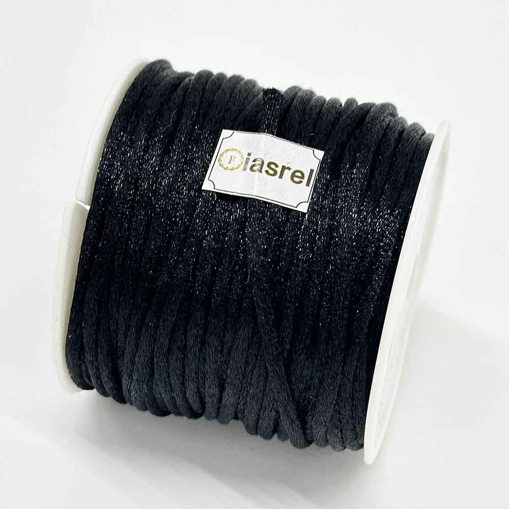 10 Meters/Roll 2.5MM Nylon Chinese Knotting Silky Macrame Braided Satin Cord