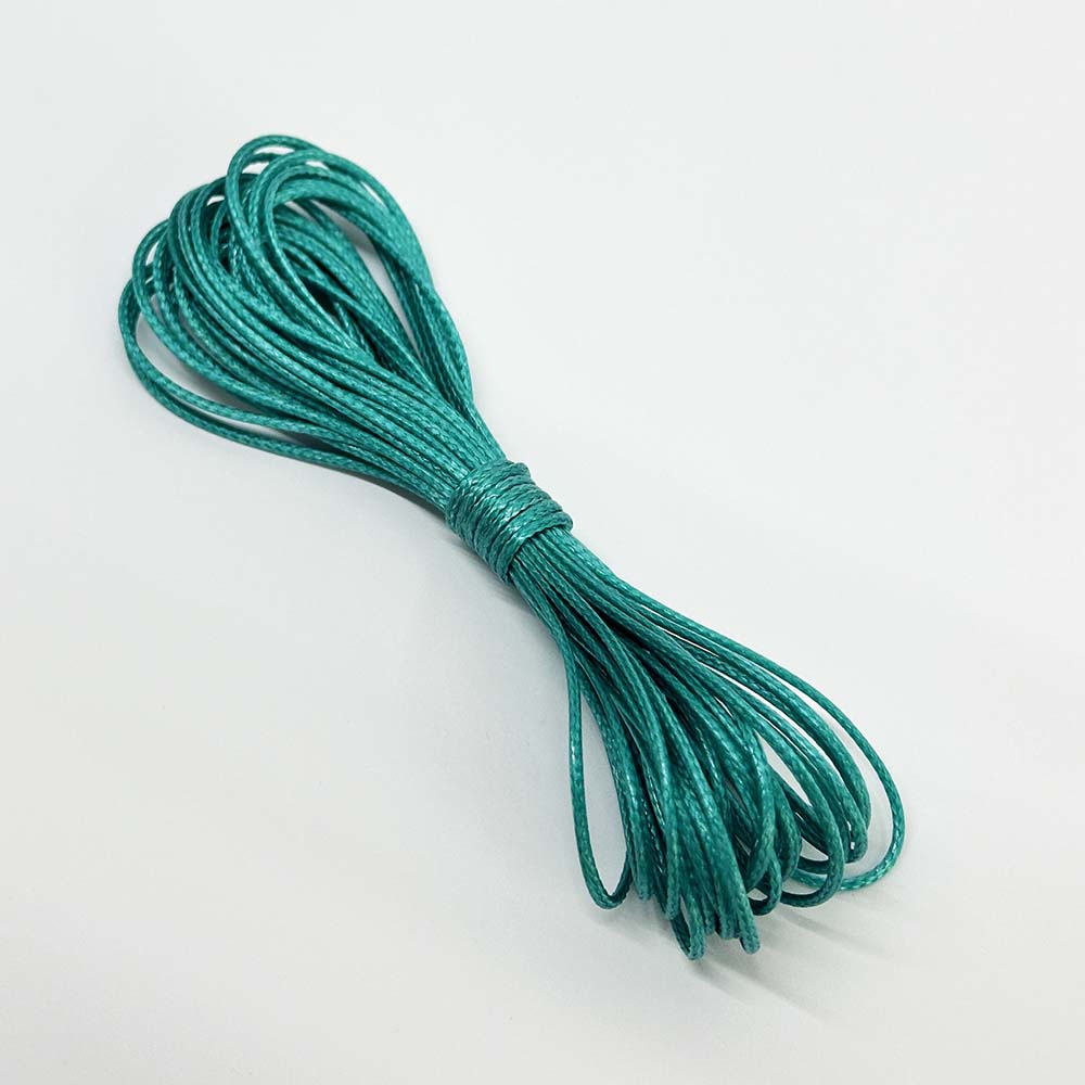 0.5-1.5mm Green Series Waxed Cord Rope PU Leather Thread String for DIY Beading Braiding Bracelet Necklace Jewelry Making