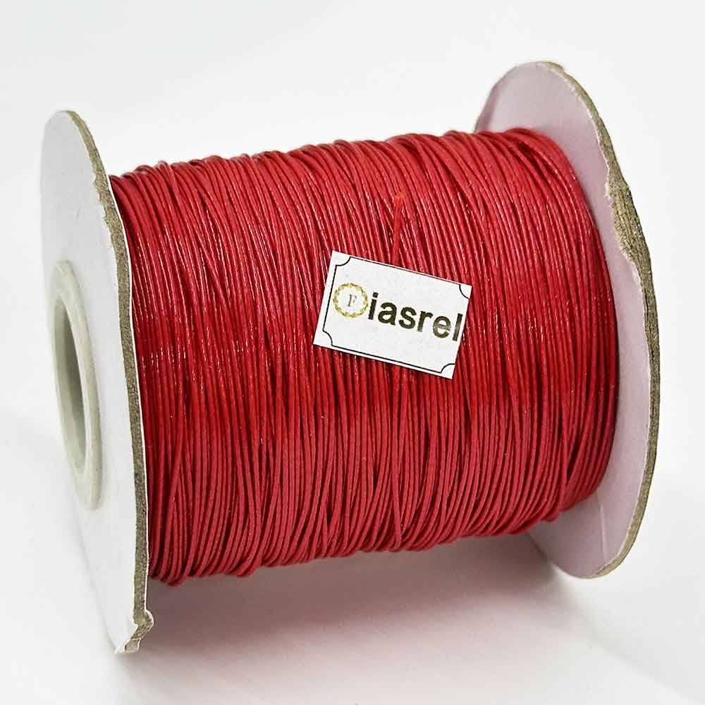 0.5/0.8mm 170Yards Waxed Cord Waxed Polyester Thread Rattail Waxed Beading String Cord